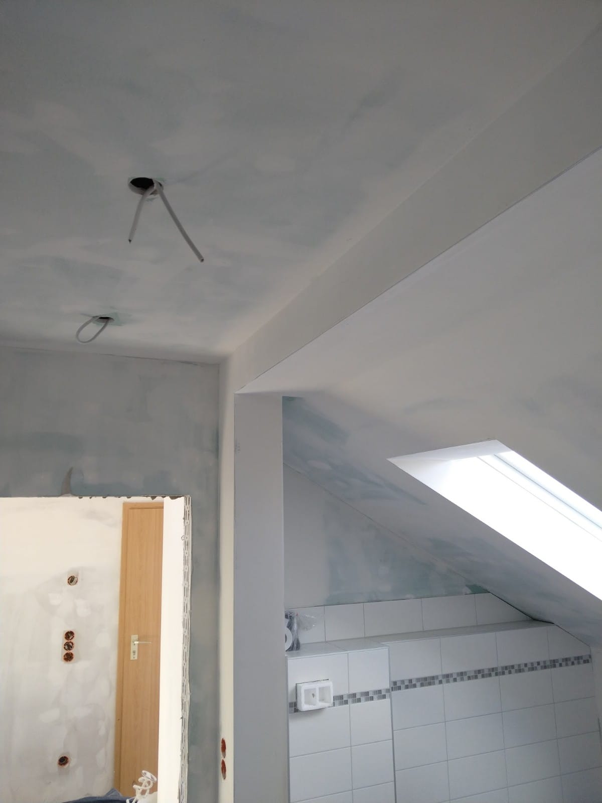Neuer Wohnraum im Dachgeschoss