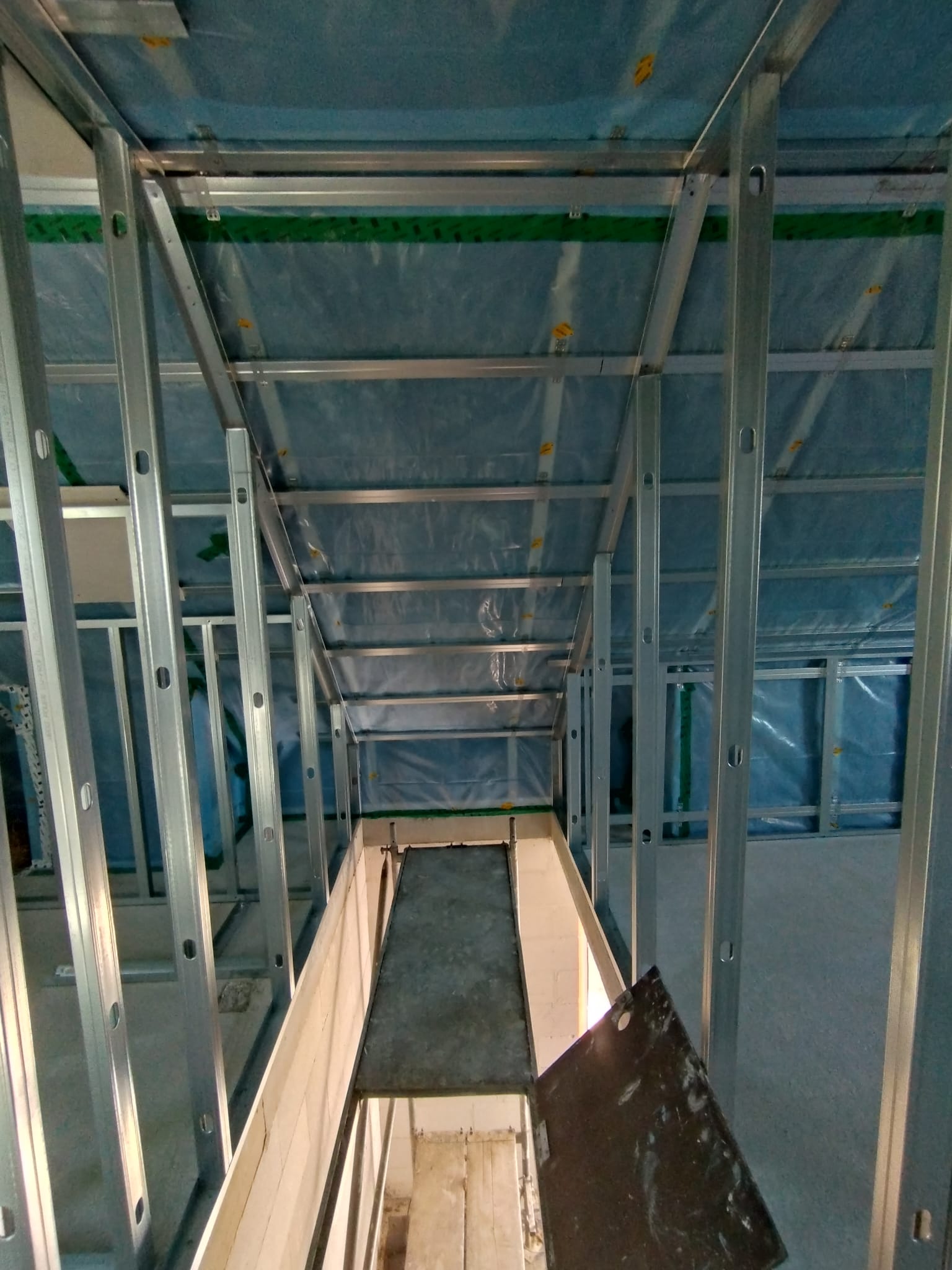 Helle und offene Räume durch Trockenbau