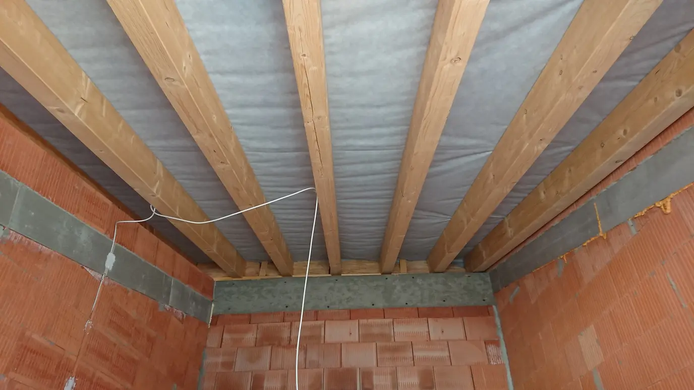 Trockenbauarbeiten in einem Neubau in Trebbin